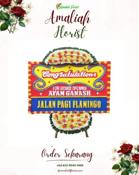 Sewa Papan Bunga Sesayap